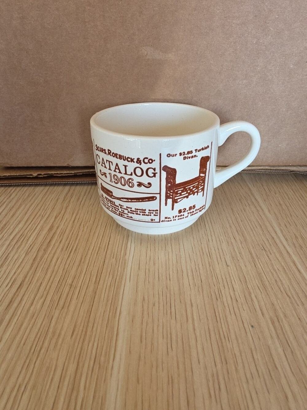 Vintage Sears Roebuck & Co 1906 Catalog Advertising Diner Mug